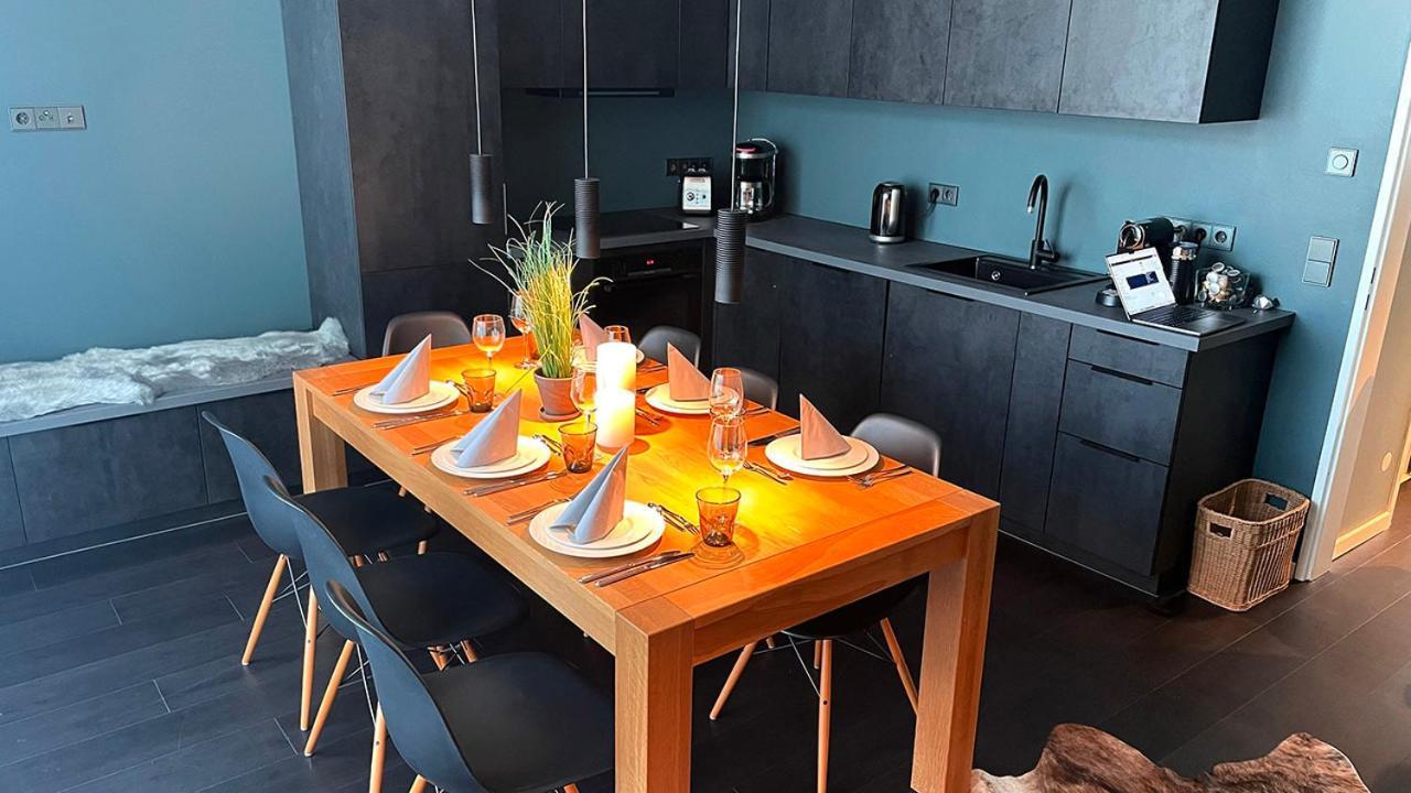 Inkblue-Apartment Heidenau  Eksteriør bilde